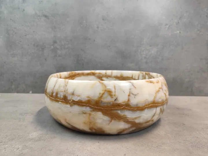 Onyx Marmor Waschbecken aus Naturstein