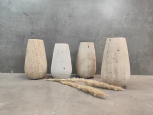 vasen - Travertin Vase Schlicht und Chic
